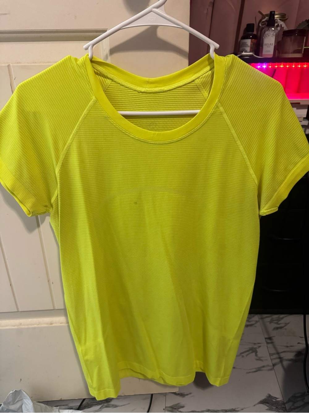 Women’s lululemon Yellow Short-Sleeve Performance Top